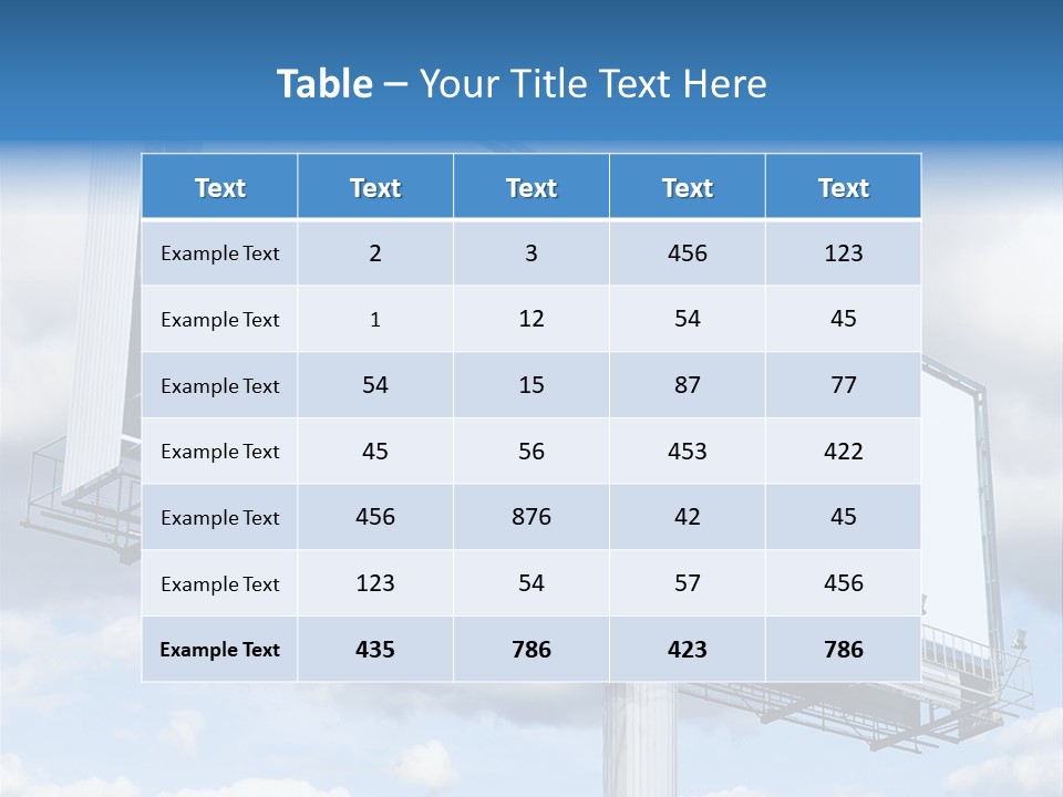 Pillar Separate Development PowerPoint Template