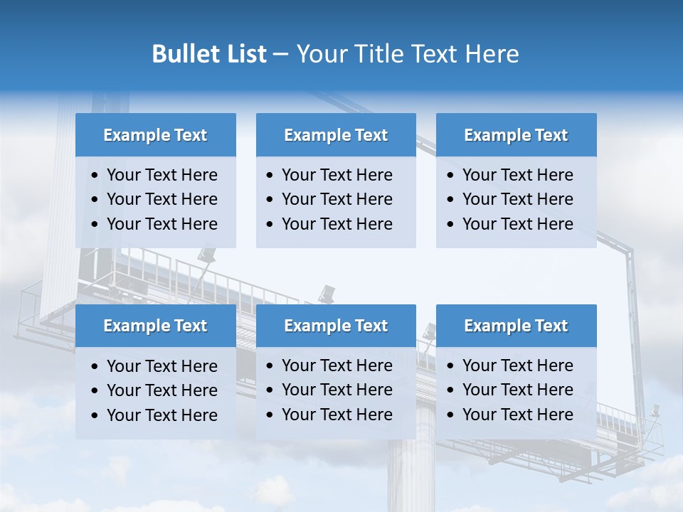 Pillar Separate Development PowerPoint Template