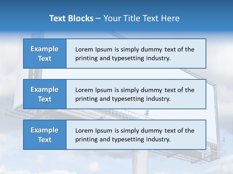Pillar Separate Development PowerPoint Template