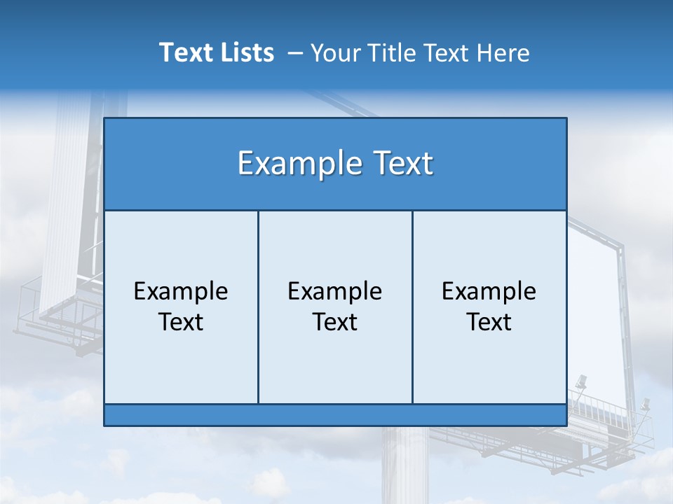 Pillar Separate Development PowerPoint Template