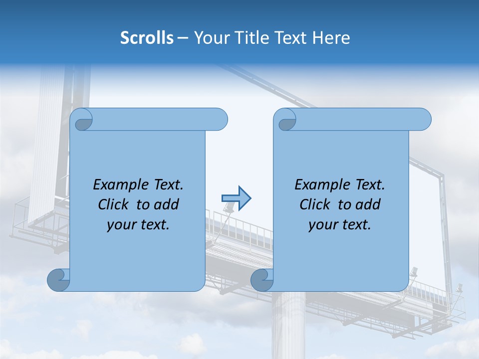 Pillar Separate Development PowerPoint Template