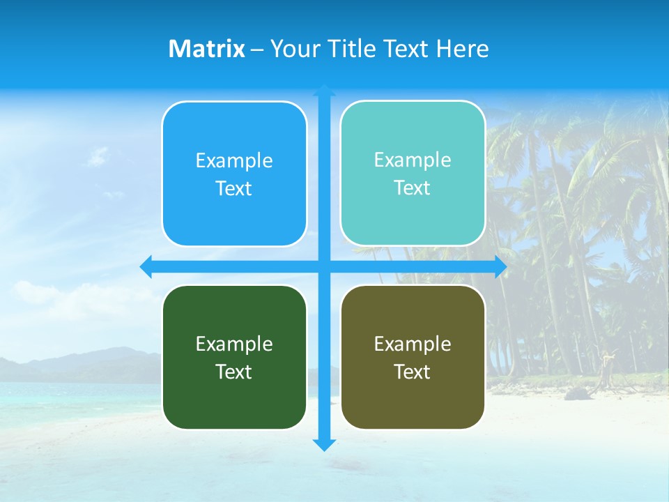 Vacation Landscape Exotic PowerPoint Template