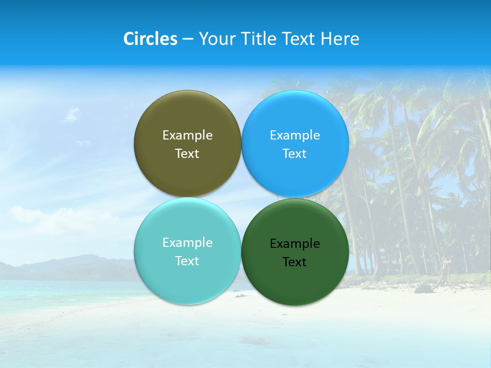 Vacation Landscape Exotic PowerPoint Template