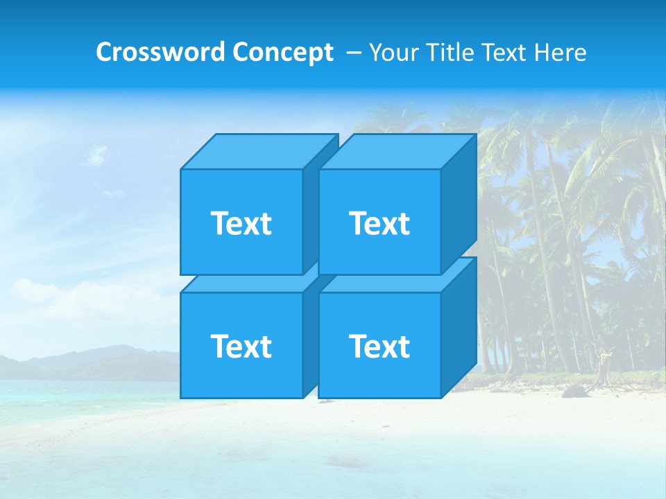Vacation Landscape Exotic PowerPoint Template