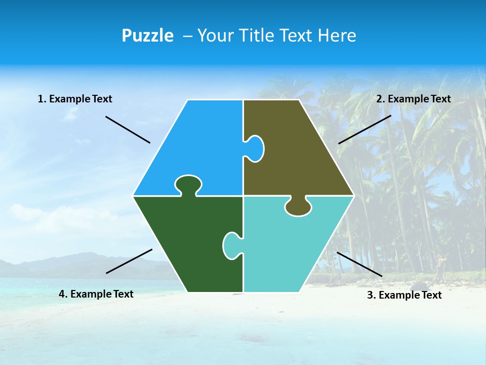 Vacation Landscape Exotic PowerPoint Template