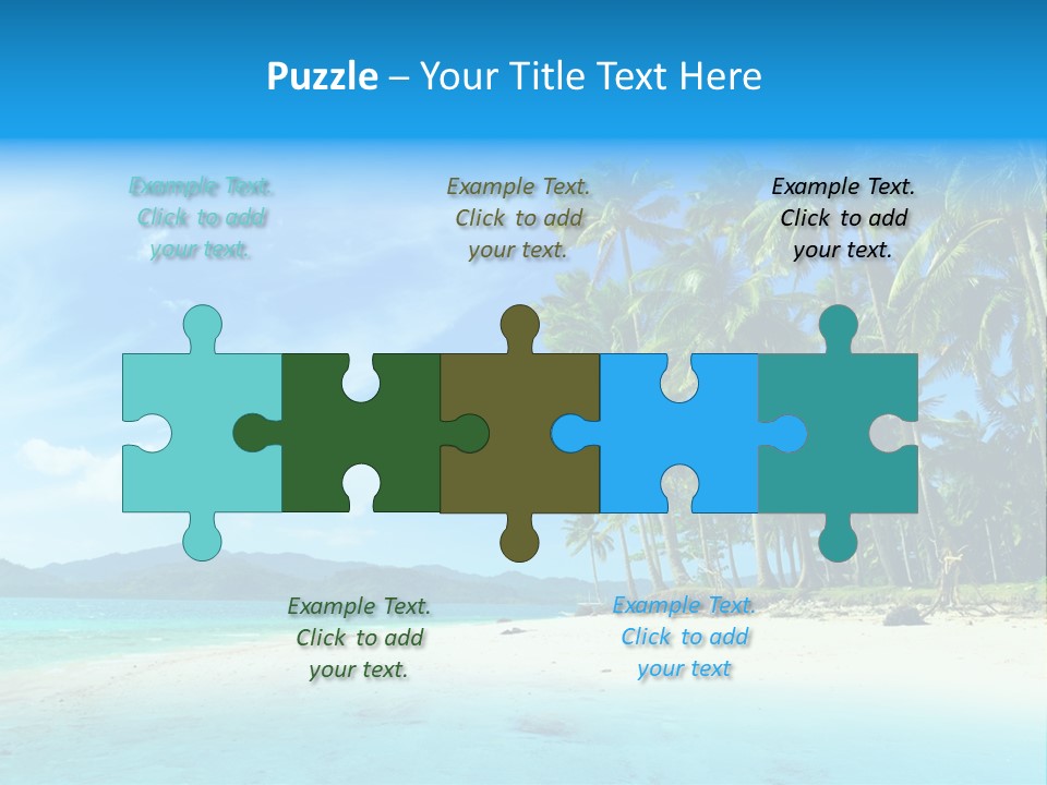 Vacation Landscape Exotic PowerPoint Template