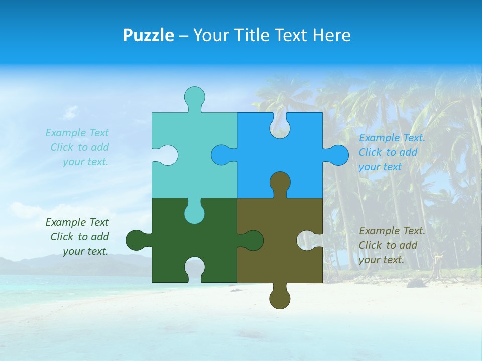 Vacation Landscape Exotic PowerPoint Template