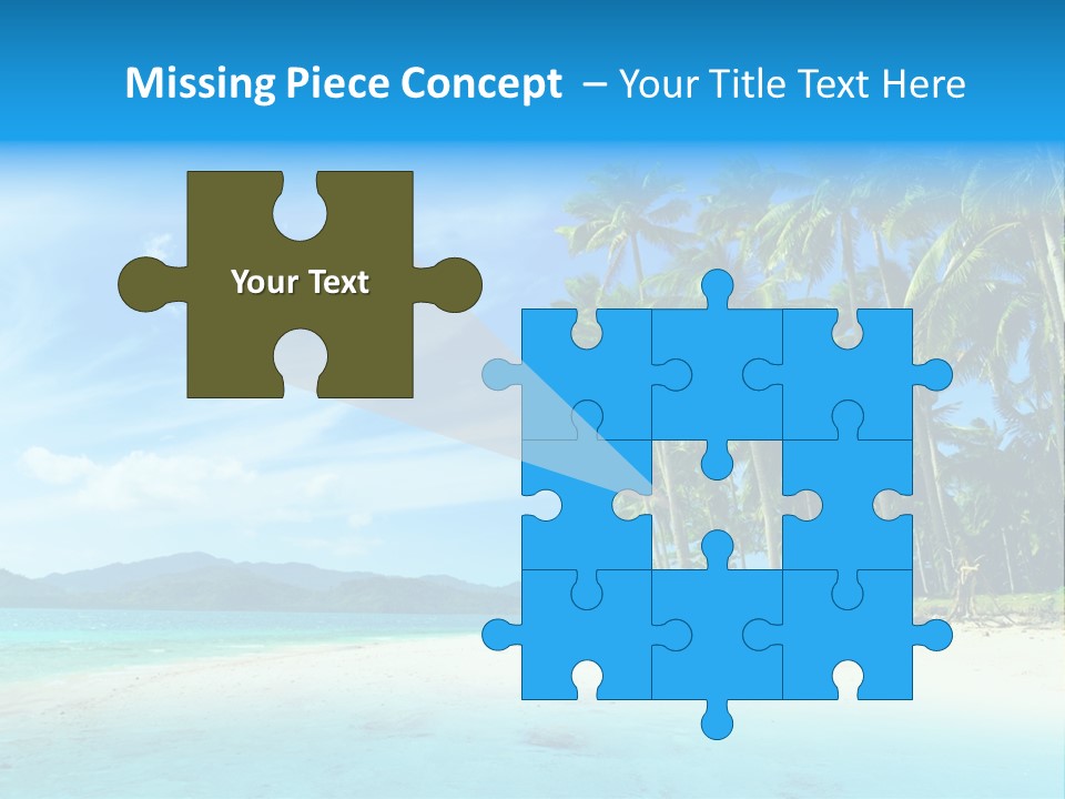 Vacation Landscape Exotic PowerPoint Template