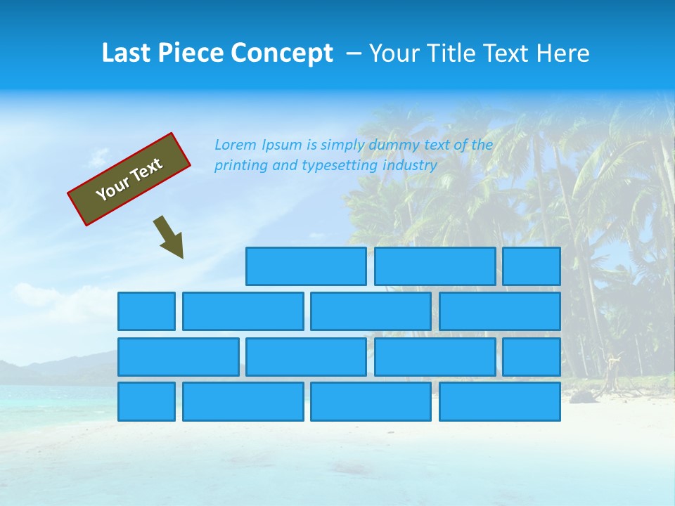 Vacation Landscape Exotic PowerPoint Template