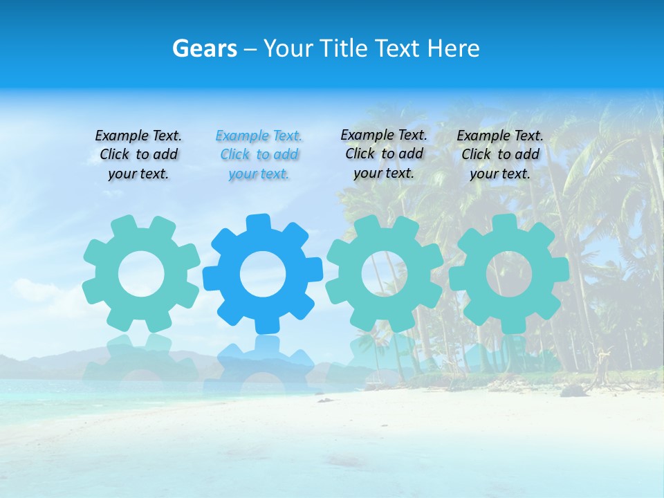 Vacation Landscape Exotic PowerPoint Template