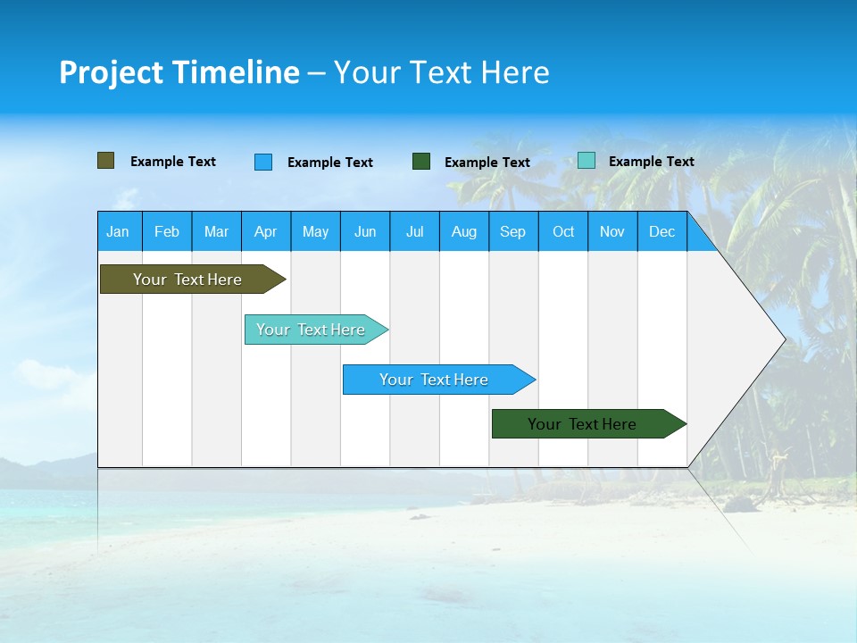 Vacation Landscape Exotic PowerPoint Template