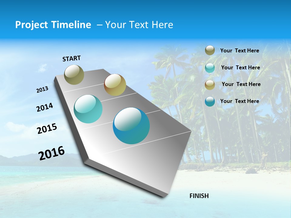 Vacation Landscape Exotic PowerPoint Template