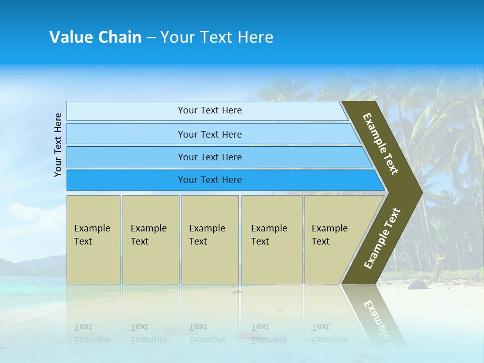Vacation Landscape Exotic PowerPoint Template