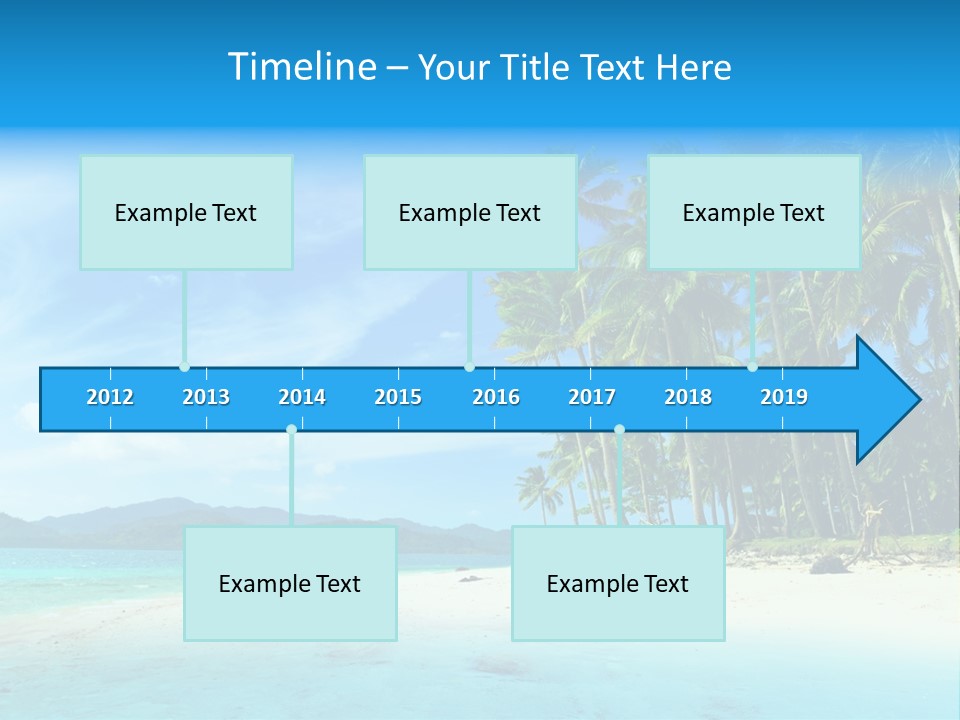 Vacation Landscape Exotic PowerPoint Template
