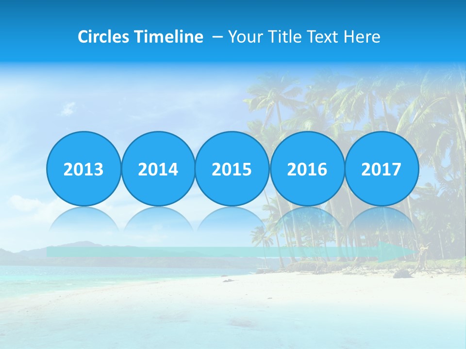 Vacation Landscape Exotic PowerPoint Template