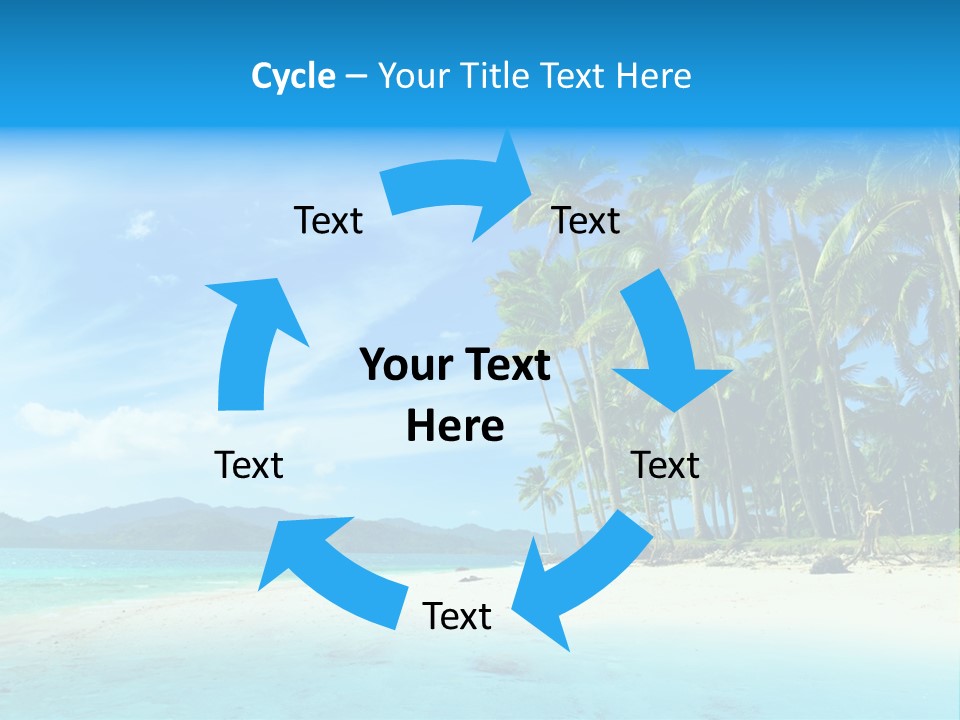 Vacation Landscape Exotic PowerPoint Template