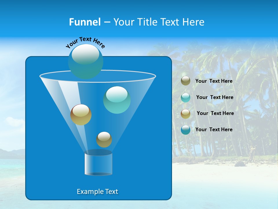 Vacation Landscape Exotic PowerPoint Template