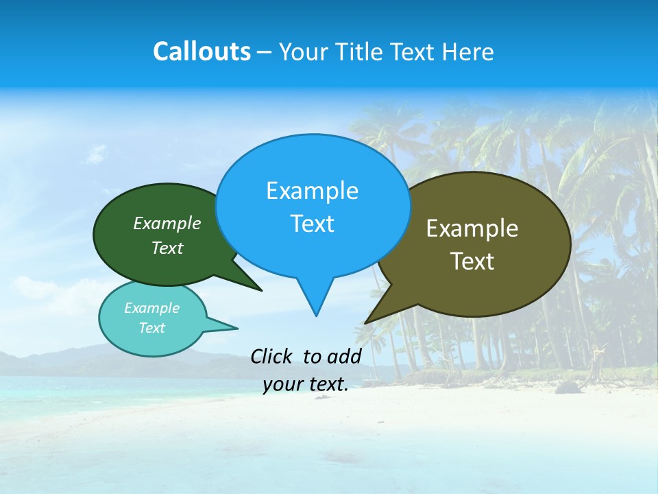 Vacation Landscape Exotic PowerPoint Template