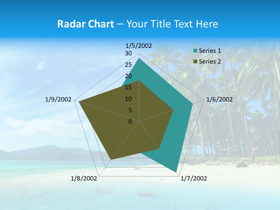 Vacation Landscape Exotic PowerPoint Template