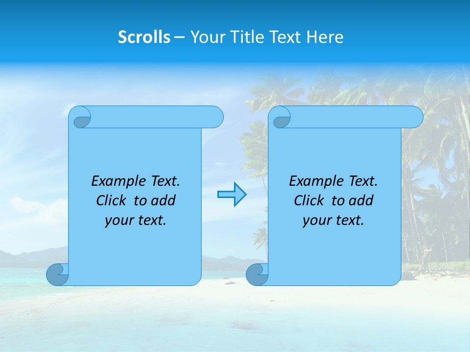 Vacation Landscape Exotic PowerPoint Template
