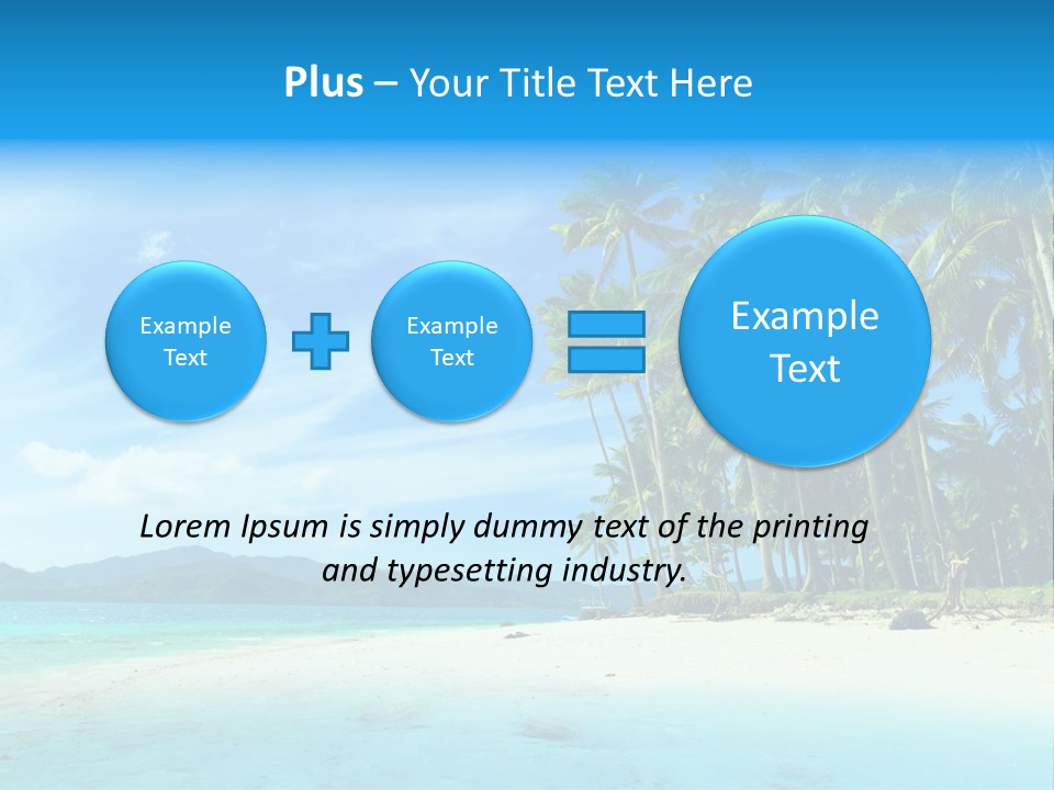 Vacation Landscape Exotic PowerPoint Template