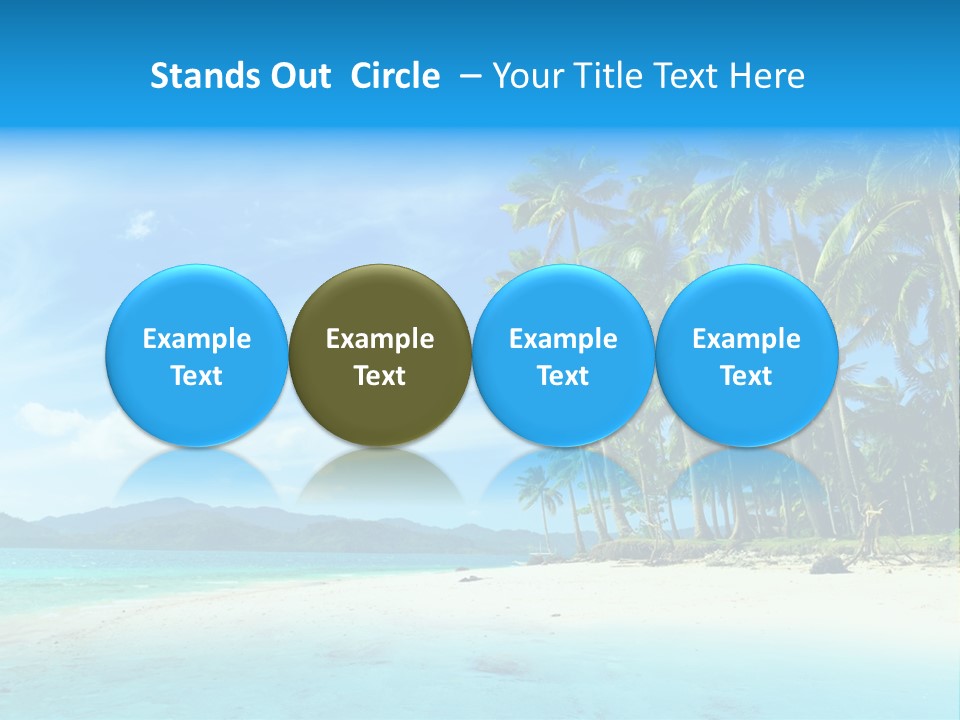 Vacation Landscape Exotic PowerPoint Template