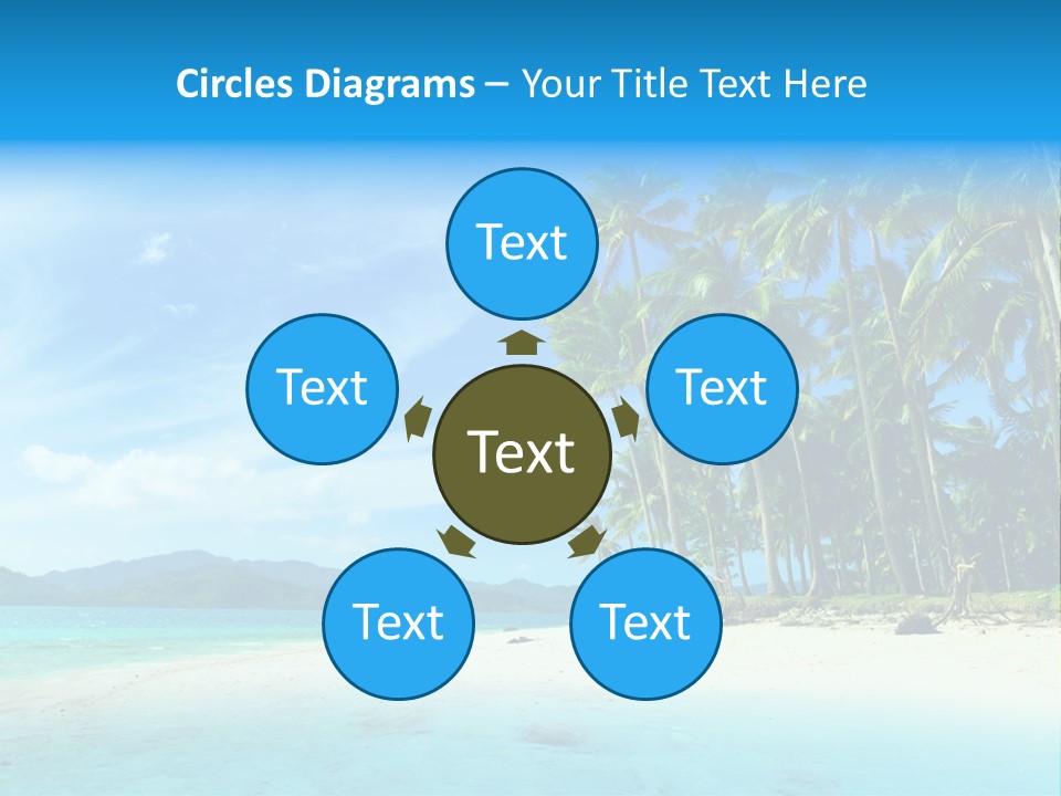 Vacation Landscape Exotic PowerPoint Template