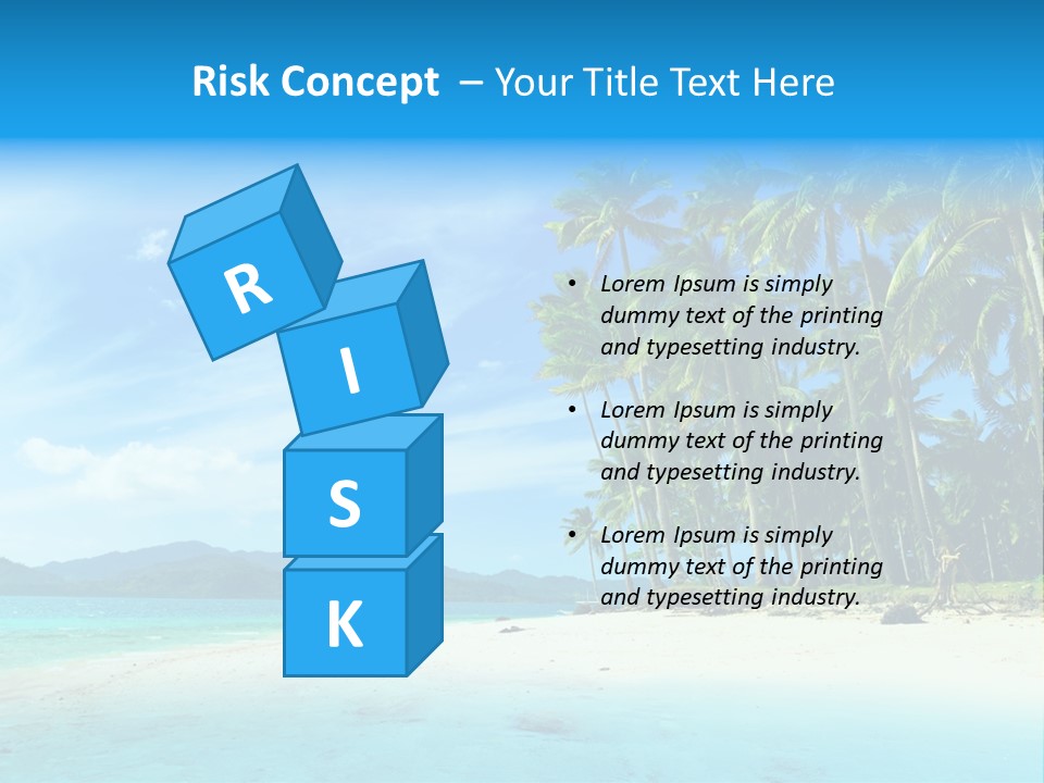 Vacation Landscape Exotic PowerPoint Template