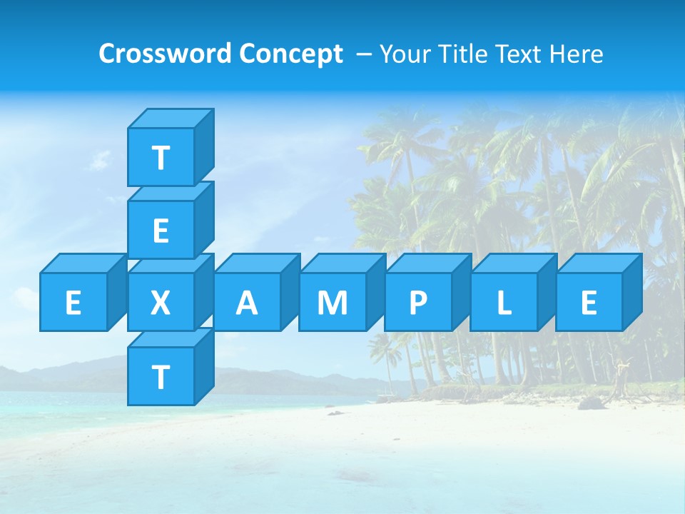 Vacation Landscape Exotic PowerPoint Template