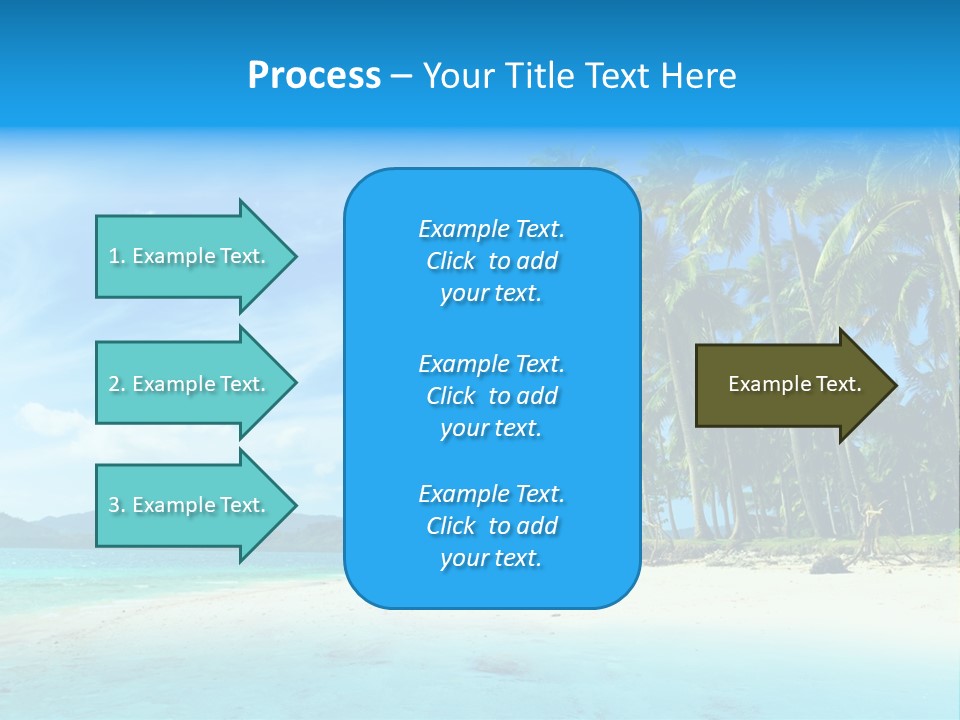 Vacation Landscape Exotic PowerPoint Template