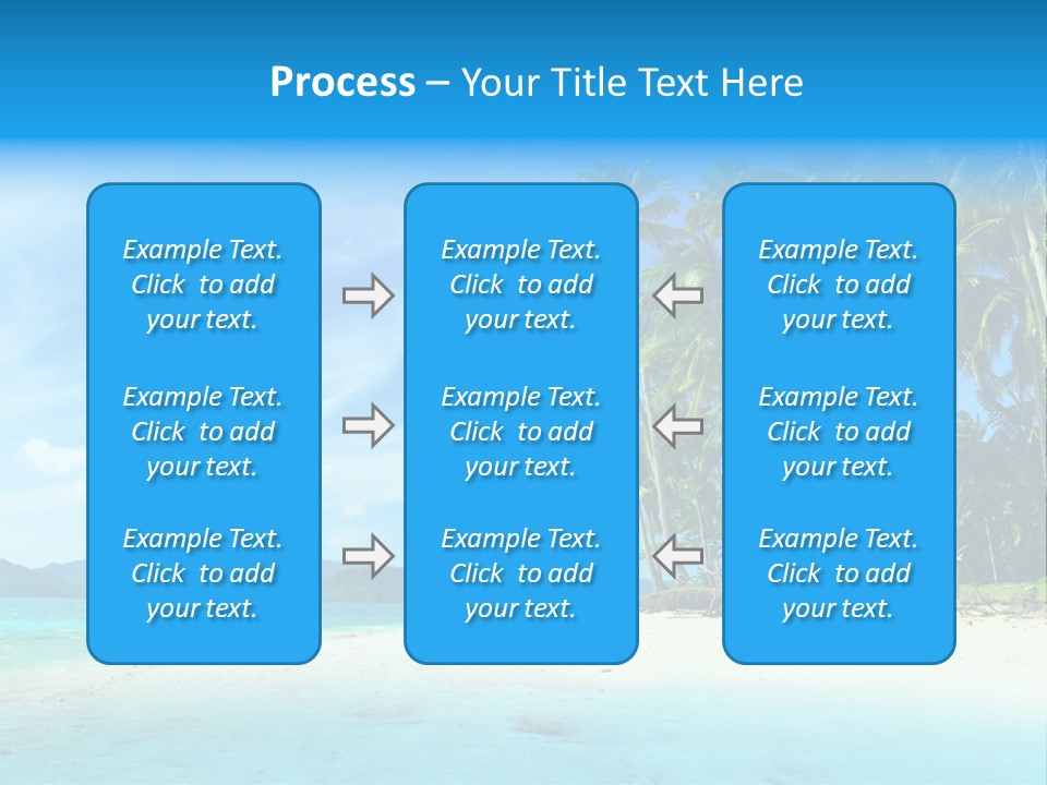 Vacation Landscape Exotic PowerPoint Template
