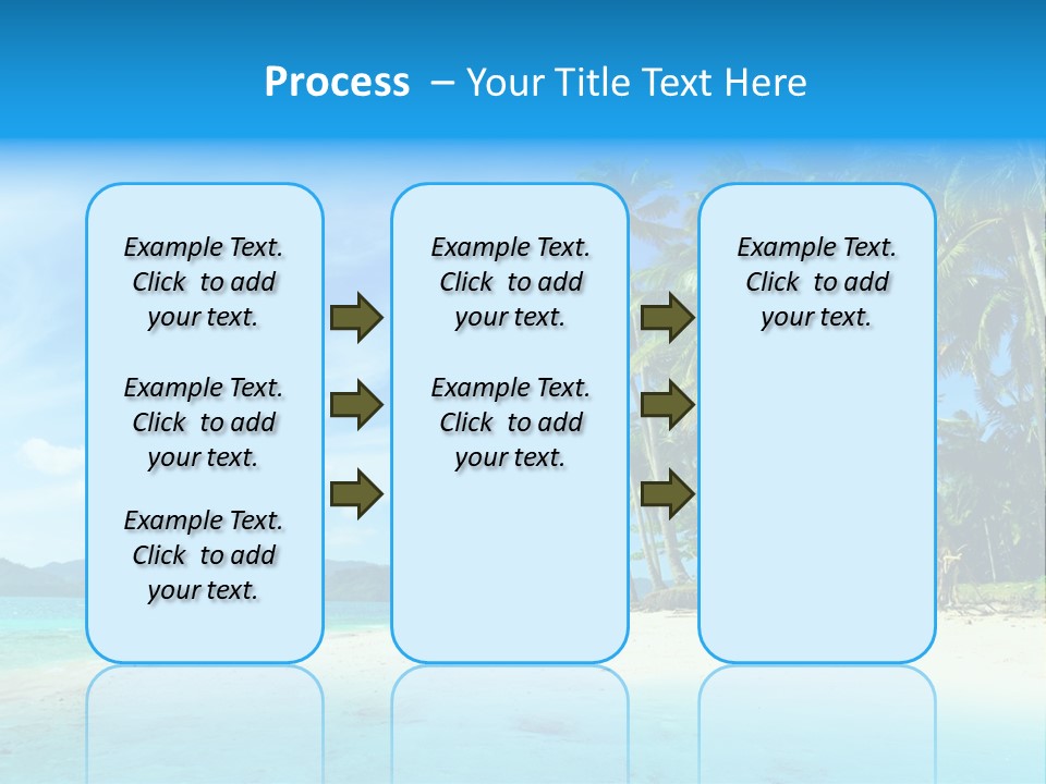 Vacation Landscape Exotic PowerPoint Template