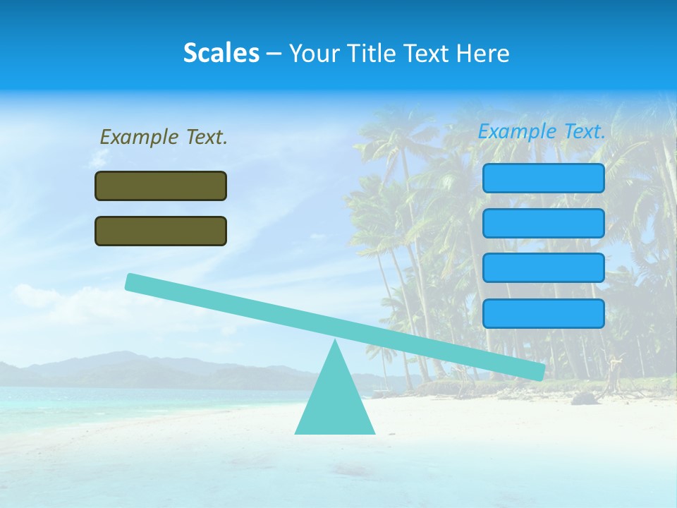 Vacation Landscape Exotic PowerPoint Template