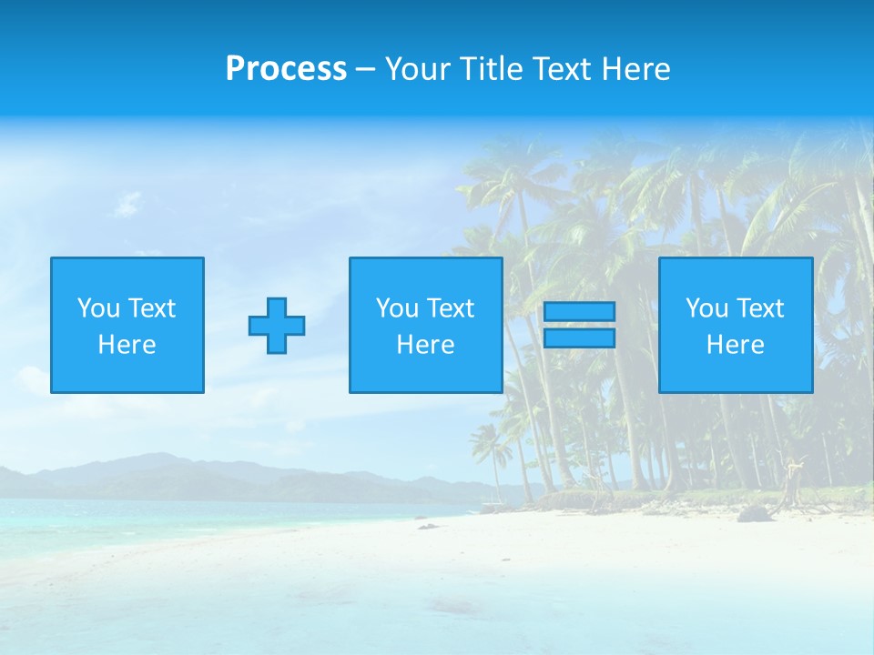 Vacation Landscape Exotic PowerPoint Template