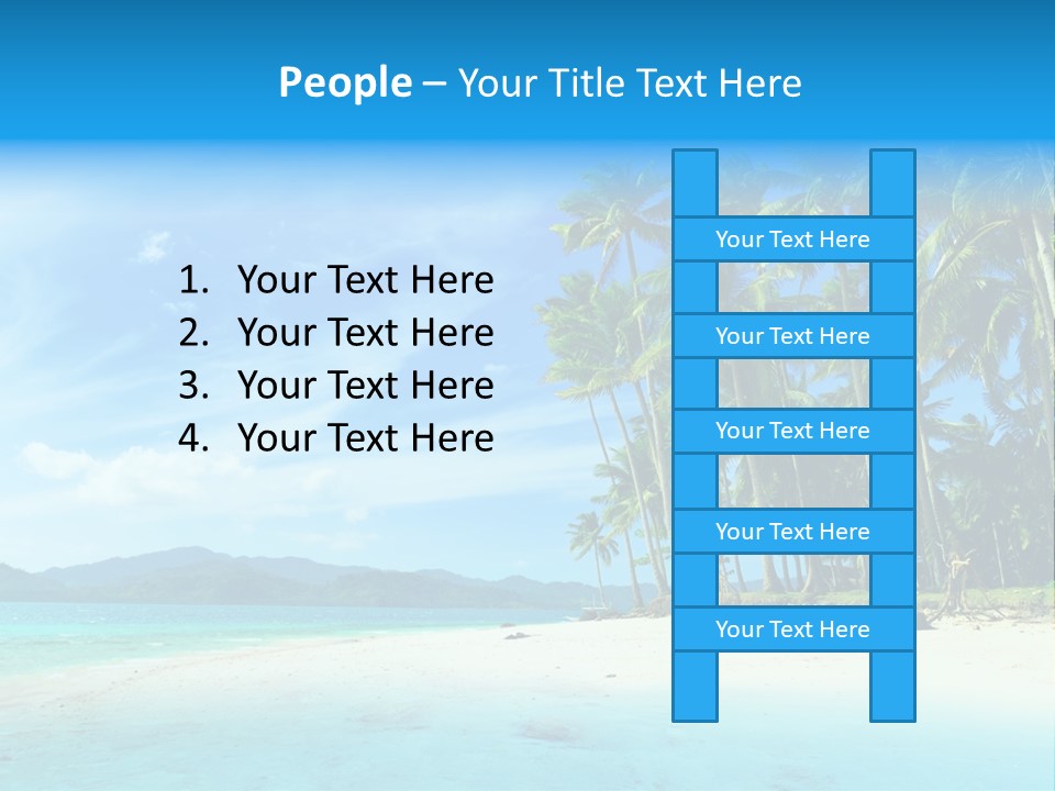 Vacation Landscape Exotic PowerPoint Template