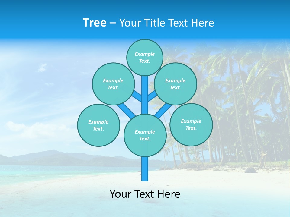 Vacation Landscape Exotic PowerPoint Template