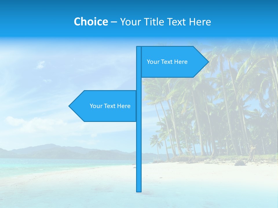 Vacation Landscape Exotic PowerPoint Template