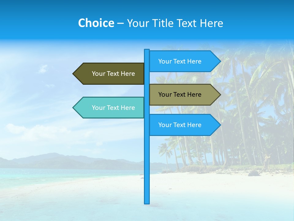 Vacation Landscape Exotic PowerPoint Template
