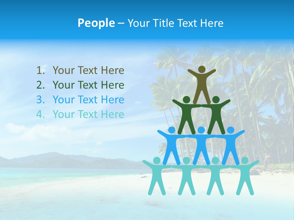 Vacation Landscape Exotic PowerPoint Template