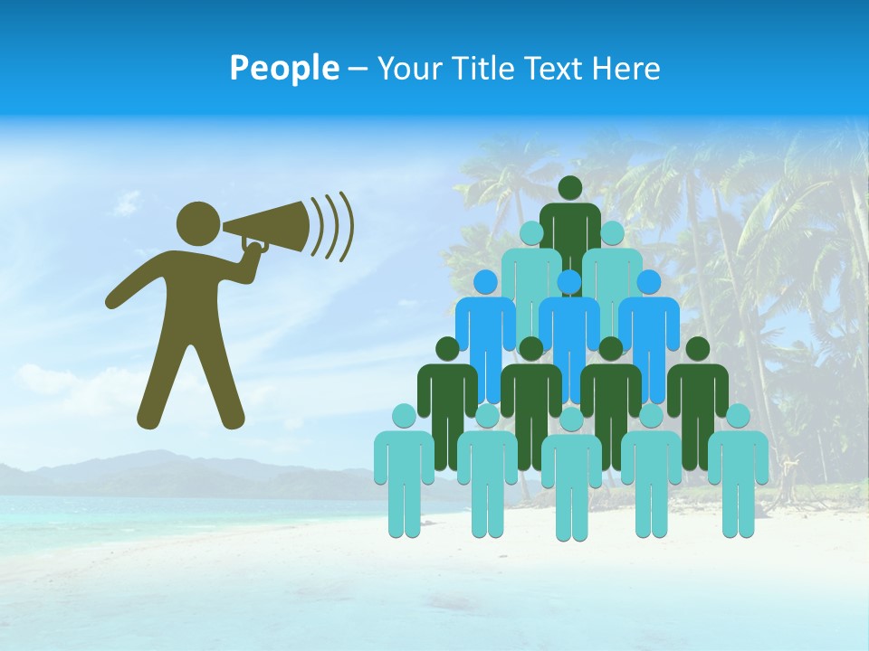 Vacation Landscape Exotic PowerPoint Template