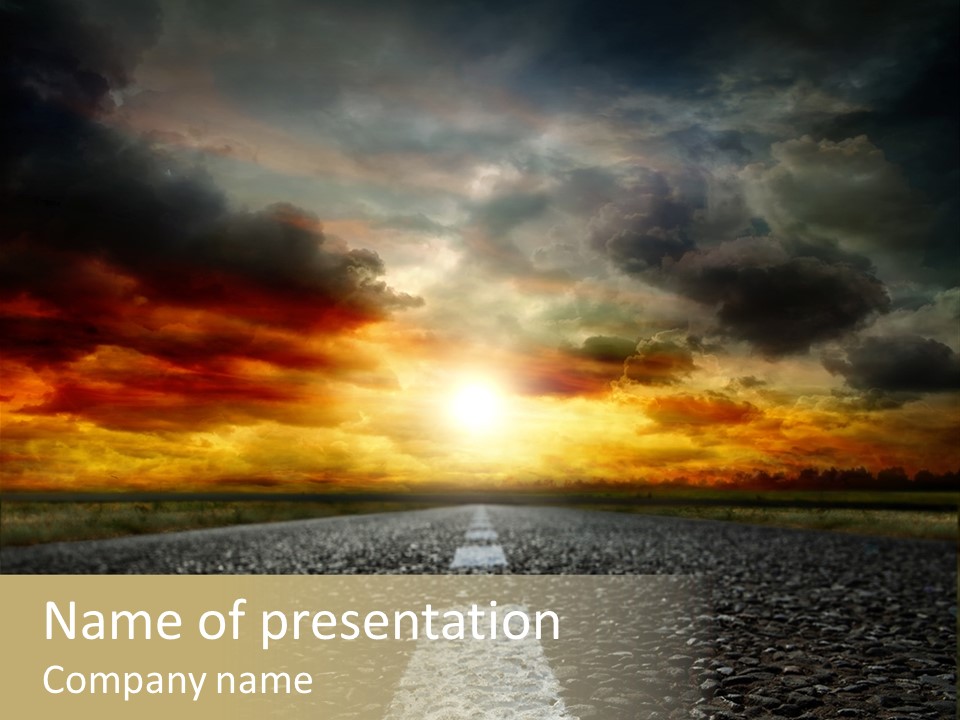 Weather Season Land PowerPoint Template