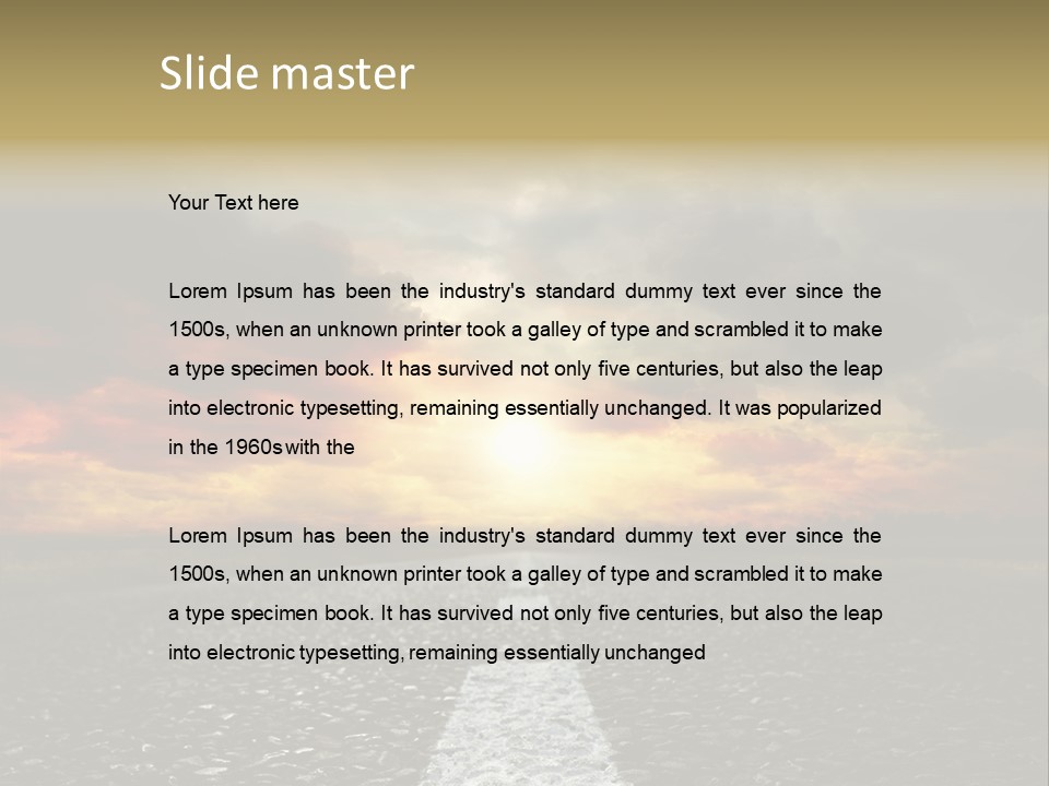 Weather Season Land PowerPoint Template