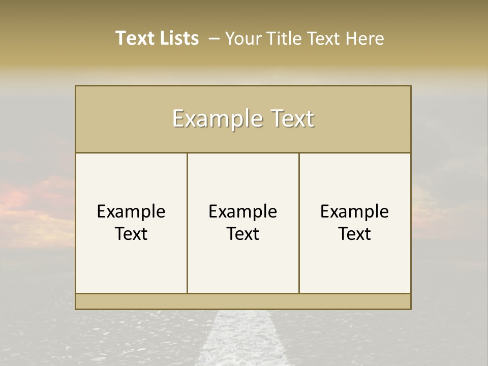 Weather Season Land PowerPoint Template