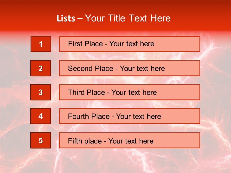 Color Voltage Thunder PowerPoint Template