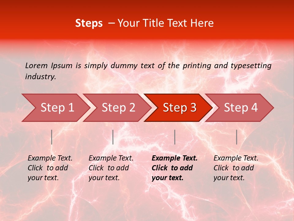 Color Voltage Thunder PowerPoint Template