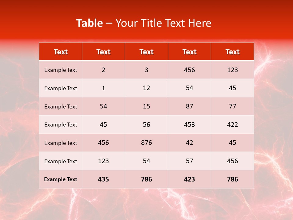 Color Voltage Thunder PowerPoint Template