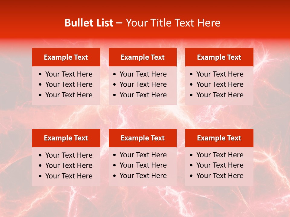 Color Voltage Thunder PowerPoint Template