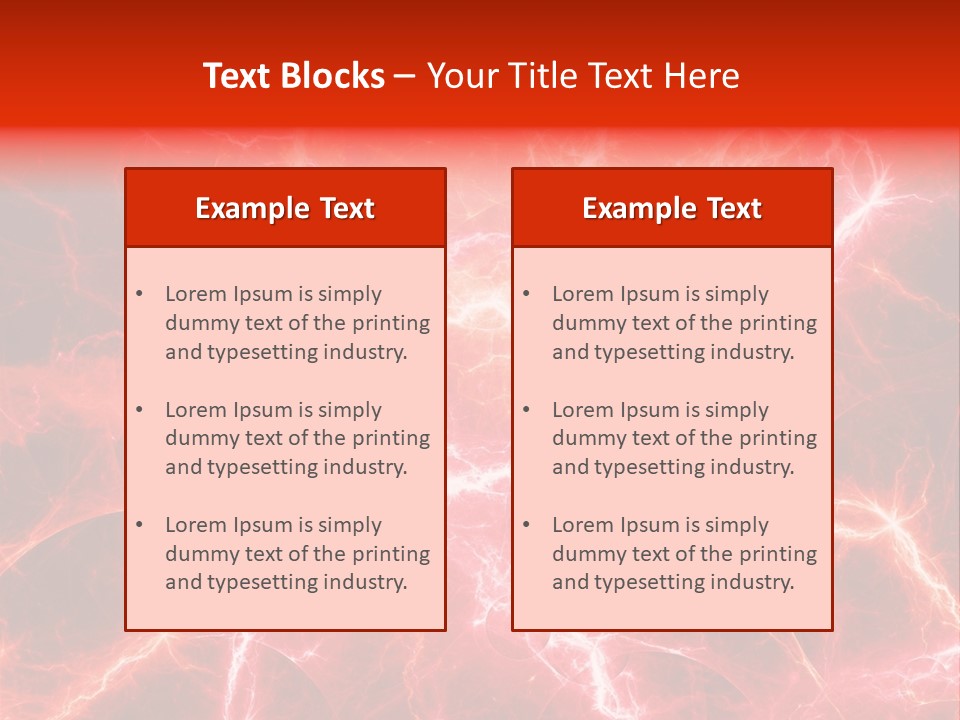 Color Voltage Thunder PowerPoint Template