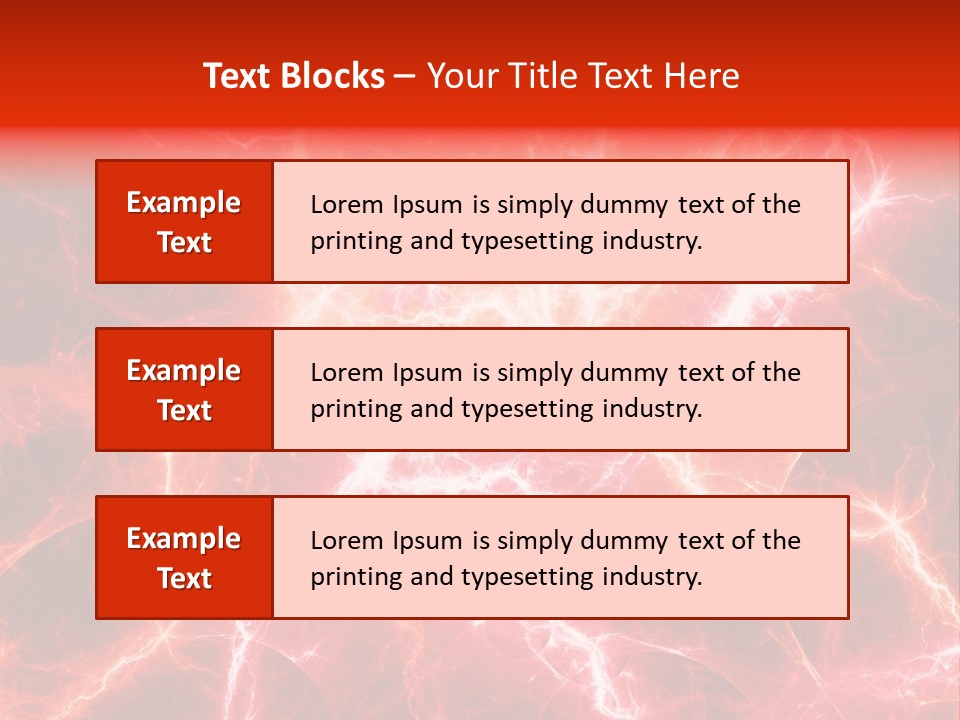 Color Voltage Thunder PowerPoint Template