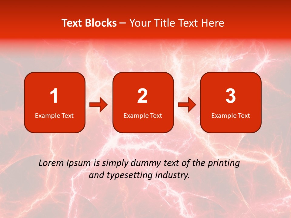 Color Voltage Thunder PowerPoint Template